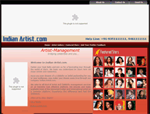 Tablet Screenshot of indian-artist.com
